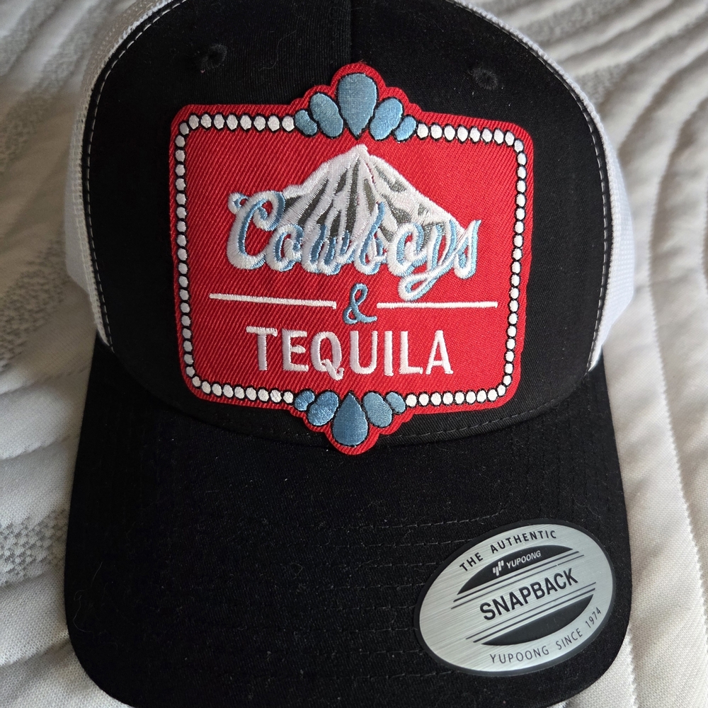 Black and Red Snapback Hat